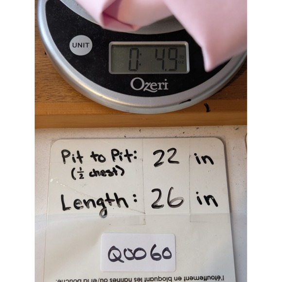 Foxcroft‎ Appleseeds Womens Pink Short Sleeve Button Shirt Wrinkle Free L 14 - Picture 9 of 9